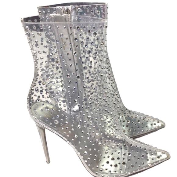 JLo Alluria Jennifer Lopez 7 Boots Heel Stiletto - Picture 2 of 6